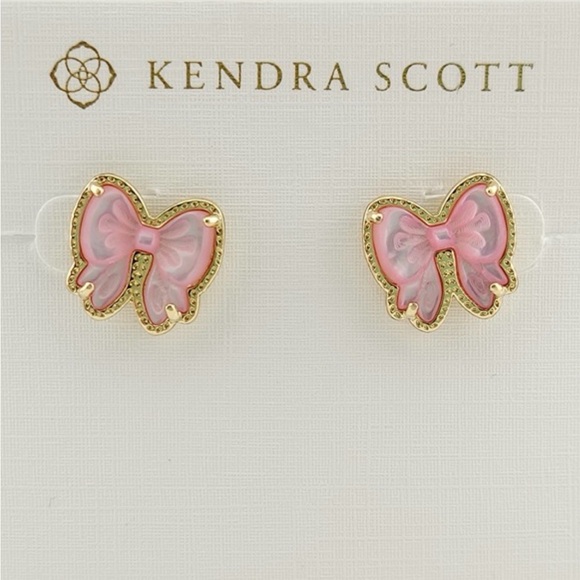 Kendra Scott Jewelry - Kendra Scott Haley Bow Gold Stud Earrings